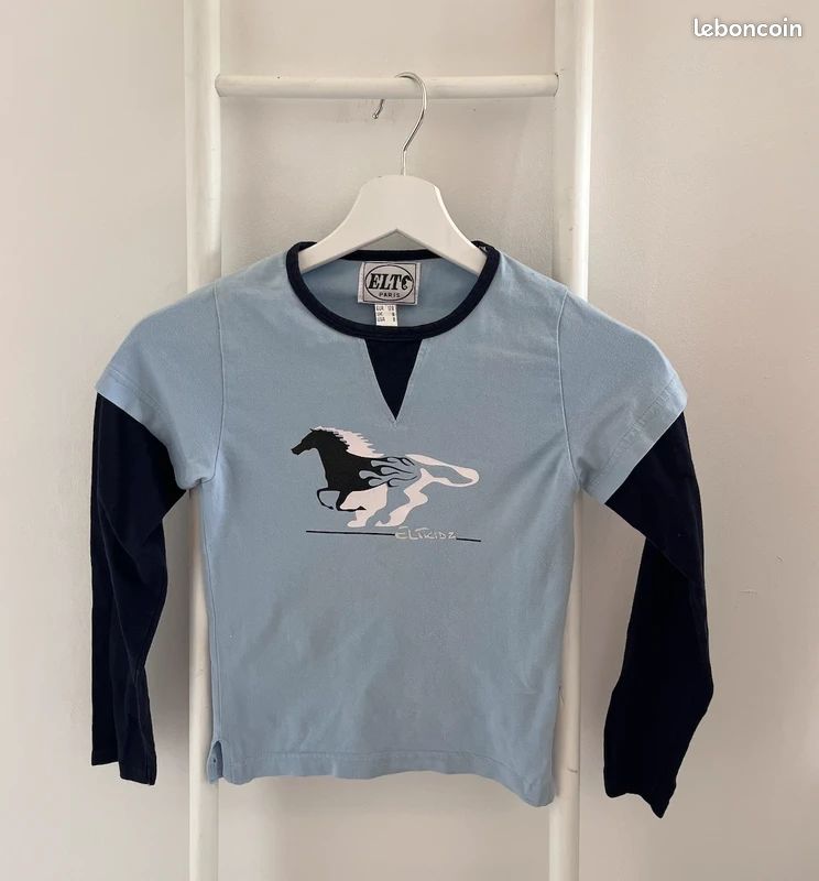 T-shirt équitation manches longues – Élite Paris (image 1)