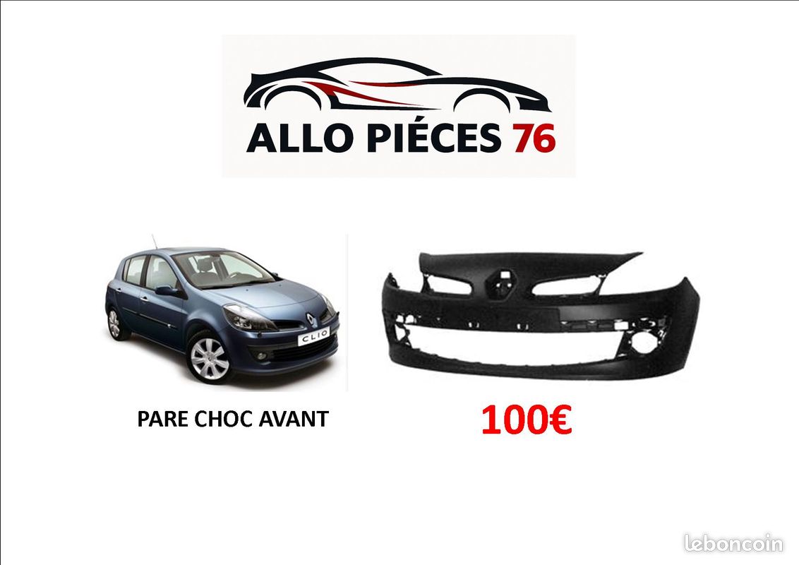 Pare choc avant Clio 3 RS phase 1 neuf - Équipement auto