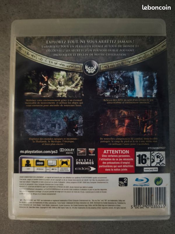 Tomb Raider - PS3 - Bon état - Complet - PAL