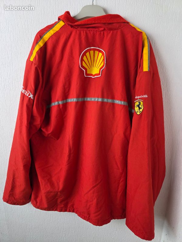 Veste crazy jacket réversible Ferrari Shell collector formule 1 vintage 90's taille XL/XXL (image 2)