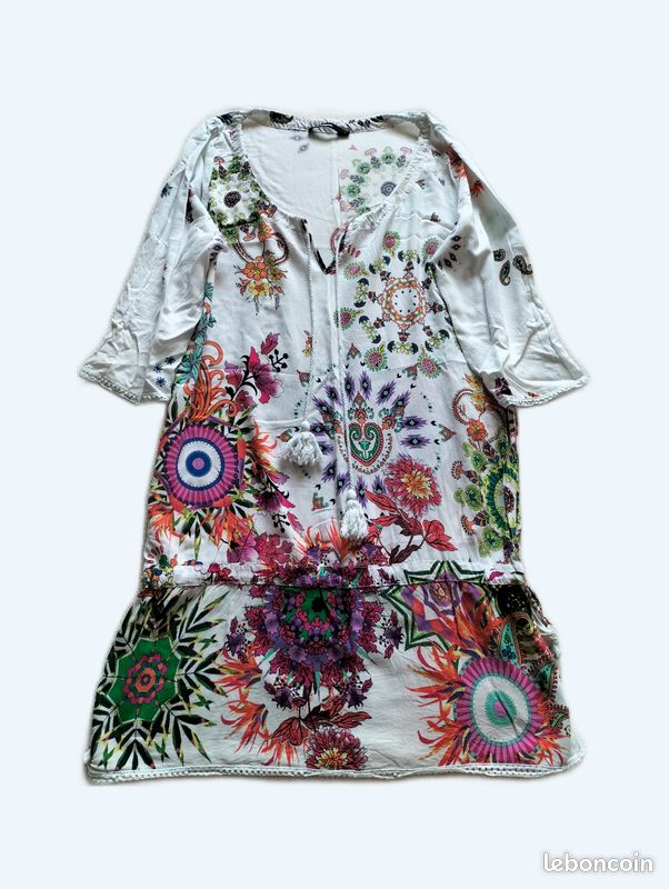 Tunique Desigual Femme - Taille S, Marron - Occasion Très Bon état (comme Neuve)