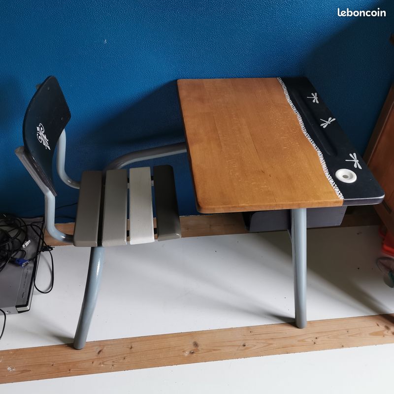 Bureau écolier vintage (image 2)