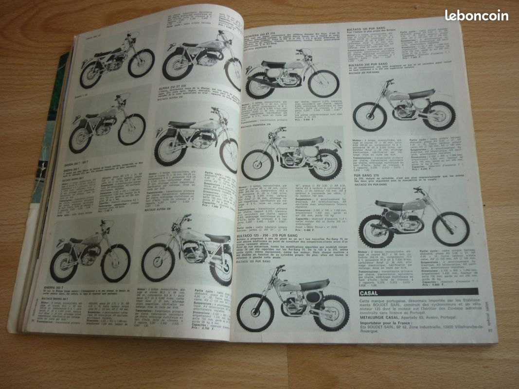 MOTO REVUE HS SALON toutes les motos du monde de 1976 à 25 euros (image 3)
