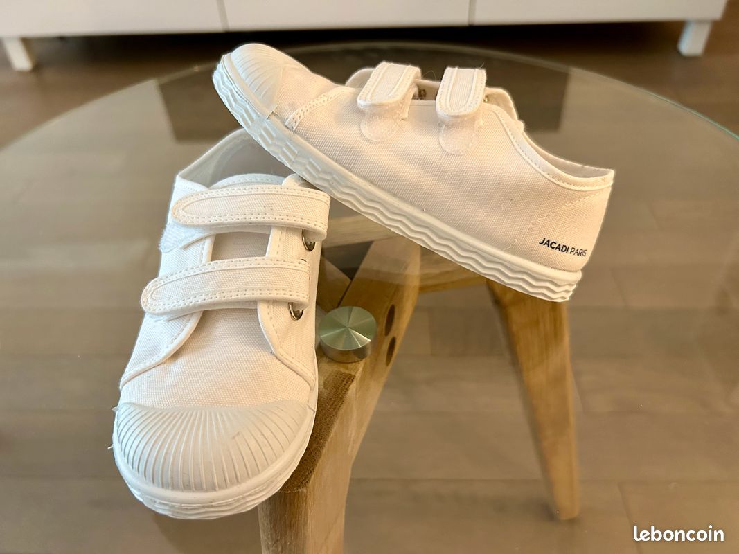 NEUF Jacadi T 26 Tennis bébé garçon en toile Chaussures