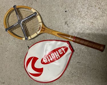 Raquette De Squash Ancienne Dunlop Maxply Fort – Modèle International – Bois – UK