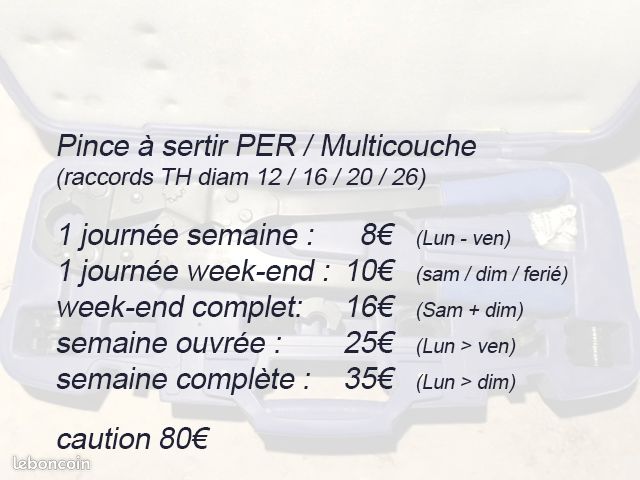 Pince à sertir (image 2)
