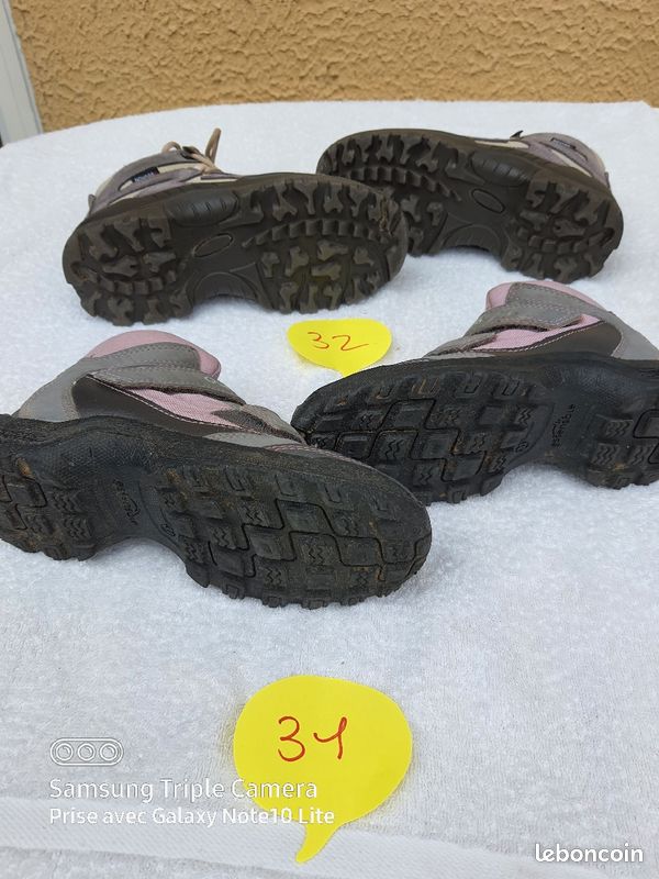 2 paire de chaussures de marche enfant (image 2)
