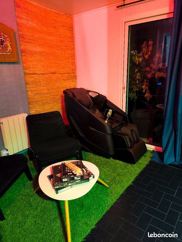 Le Paradis, Jacuzzi, fauteuil massant, terrasse, place parking, 2 personnes (image 14)