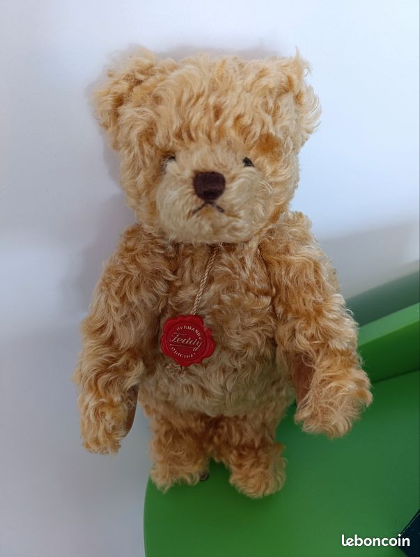 Peluche ours Hermann teddy original vintage : Achat occasion | Peluches Hermann Bon état