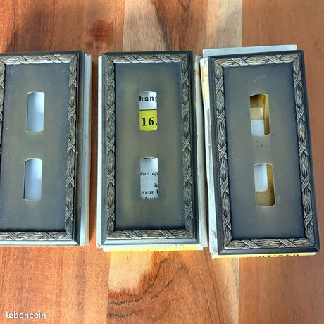 Lot De 4 Plaques Enjoliveur Arnould Evolution Pourpre - Pour Prises Et Interrupteurs, Neuf