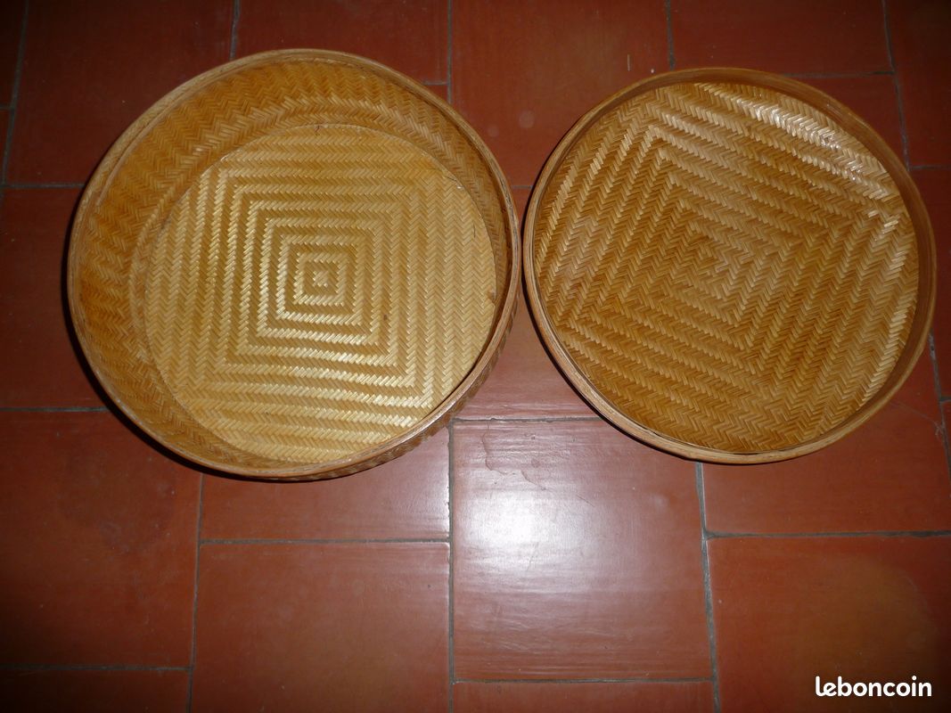 Corbeille osier/bambou (image 2)