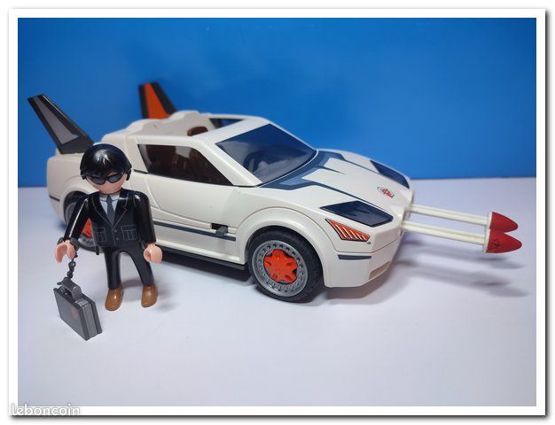 Playmobil 4876 - Voiture des Agents Secrets Occasion (image 7)