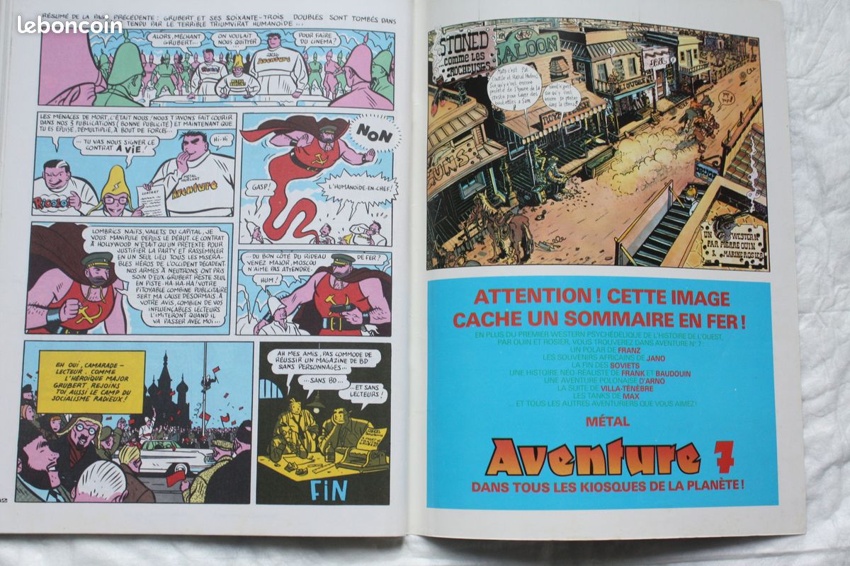 BD Métal Hurlant Aventure n°6 juillet 1984 (image 16)