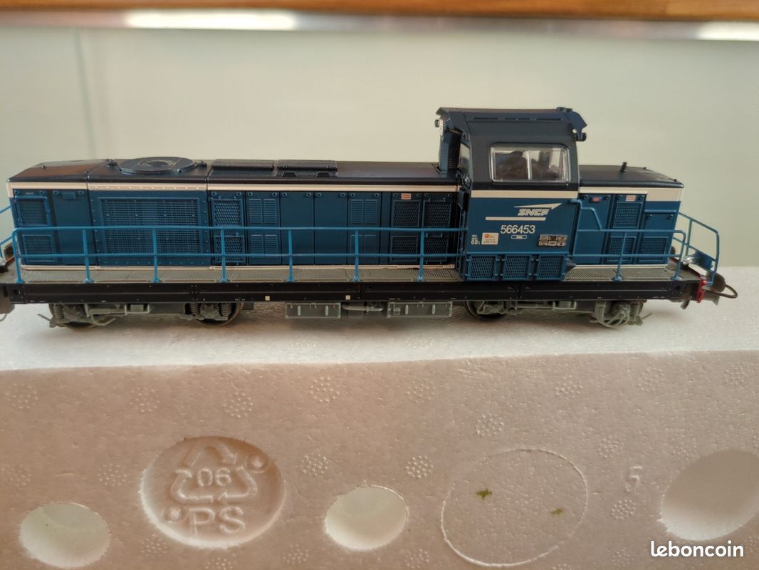 Jouef - Locomotive DIESEL BB 666404 66400 SNCF INFRA vert ép. VI HJ2442 HO 1/87