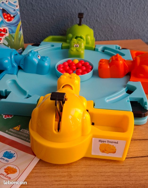 Jeu de société enfants HIPPOS GLOUTONS 4ans+ HASBRO Complet Très bon état (image 5)