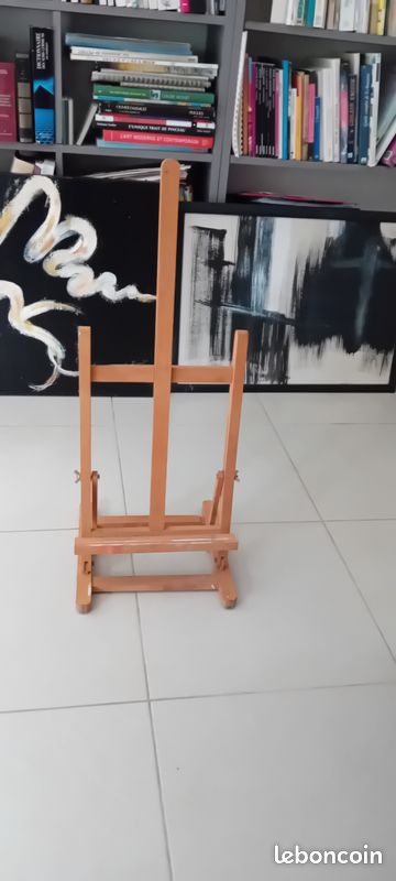 Toiles en lin, peintures acrylique, cadres et passes partout, chaines accrochage (image 9)