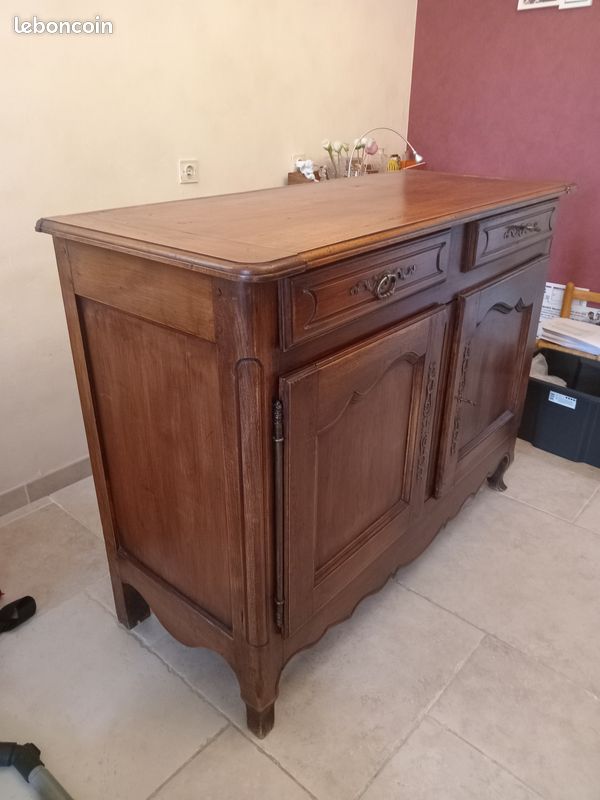 Buffet bas style campagnard 100 % massif (image 2)