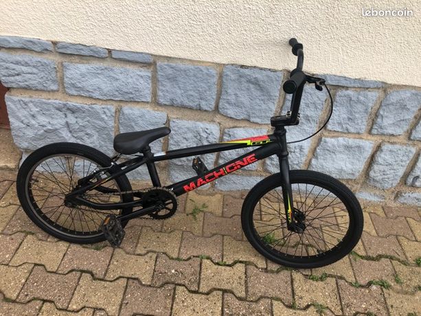 Vélo bmx freestyle acier POSITION ONE Spell Freestyle - noir décor vert