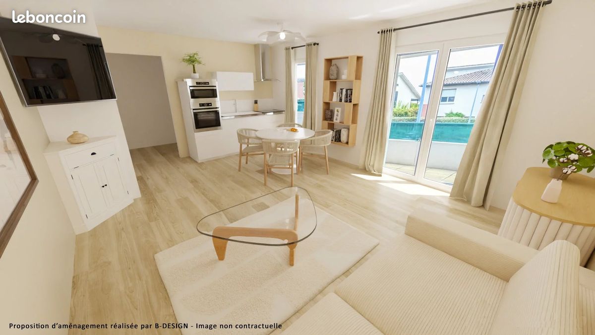 Appartement 2 pièces 42 m² · à Toulouse · 42 m² · 120 000 €