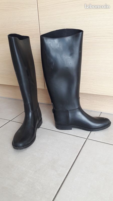 Bottes D'équitation En Caoutchouc Cottage Craft – Noir – Taille 39 – Femme – Israël