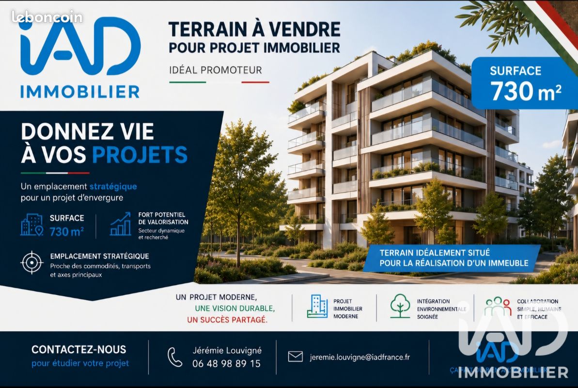 Terrain 730 m² · à Le Mesnil-Esnard · 730 m² · 500 000 €