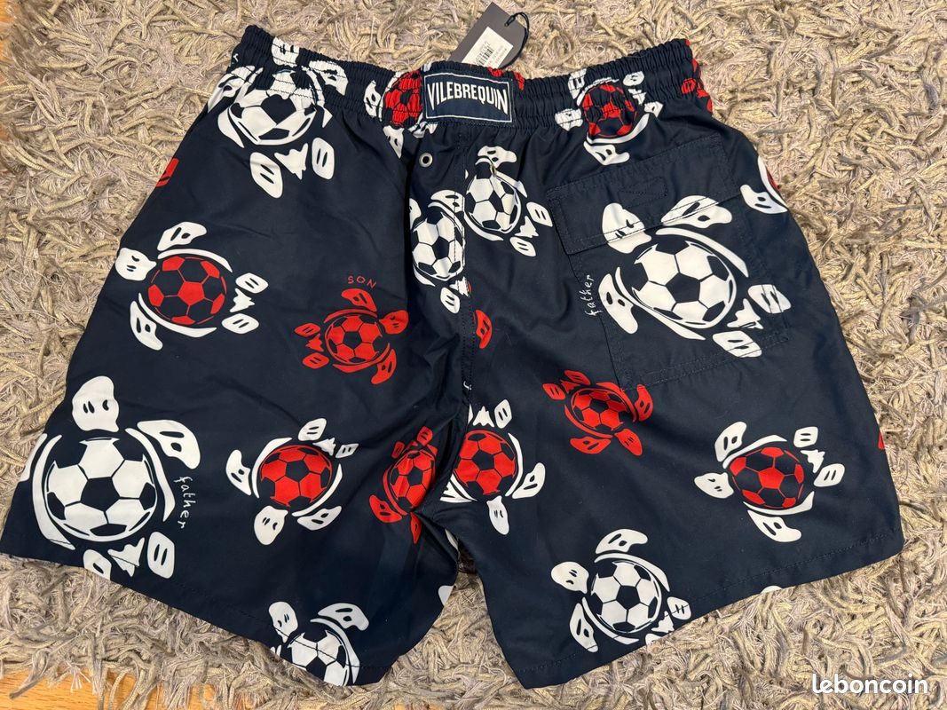 Maillot de bain short bermuda homme vilebrequin neuf (image 2)