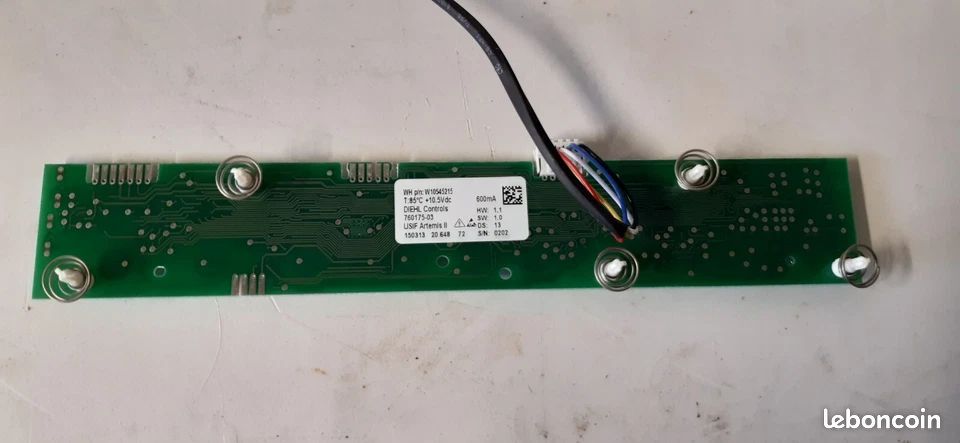 PLATINE DE CONTROLE VIERGE POUR LAVE VAISSELLE WHIRLPOOL - 480140102487