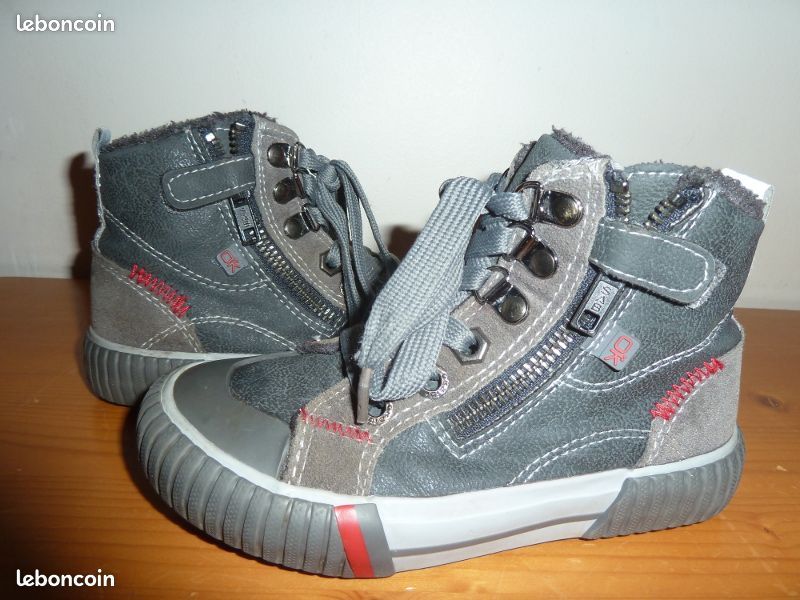 Chaussure Basket Fourree Garcon Baskets Fourrées Lacets Et Zip