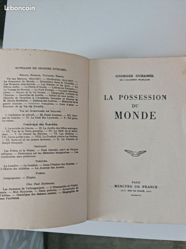 Livre "La Possession du Monde " (image 3)