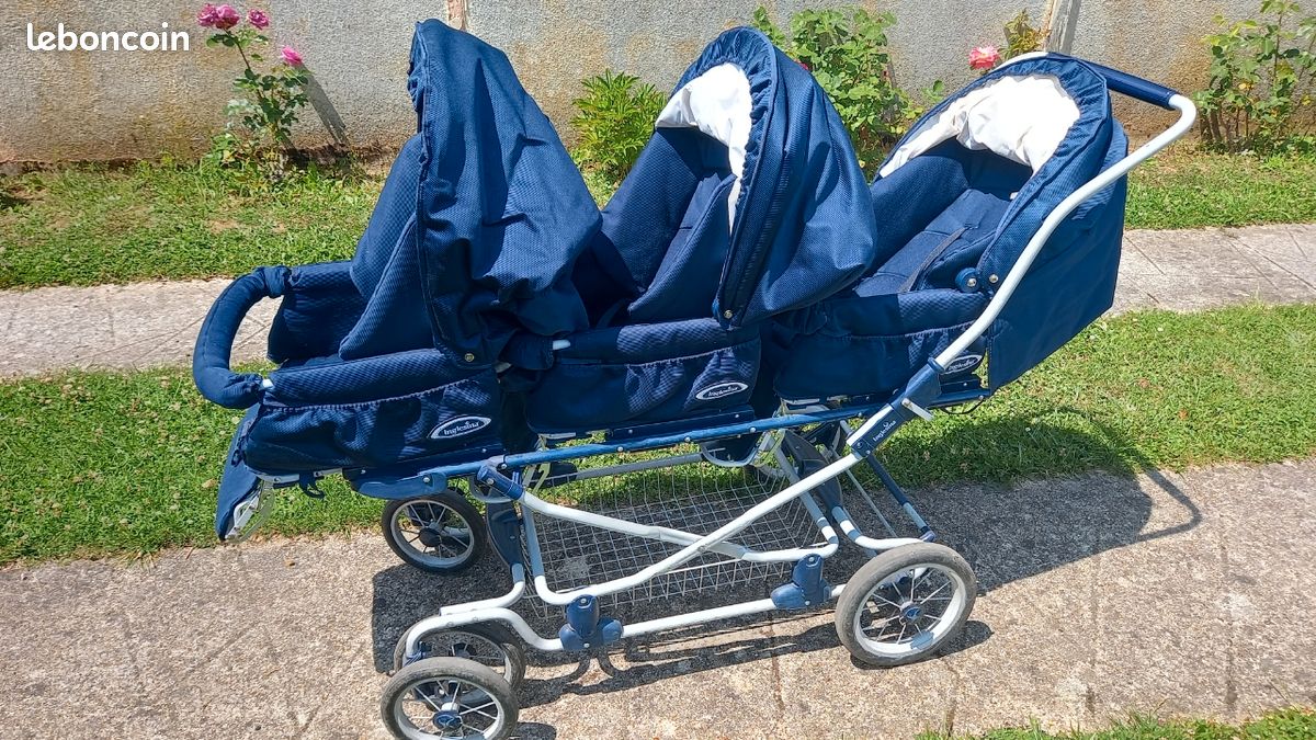 Top Poussette Poussette Triple Inglesina Occasion Roue Poussette