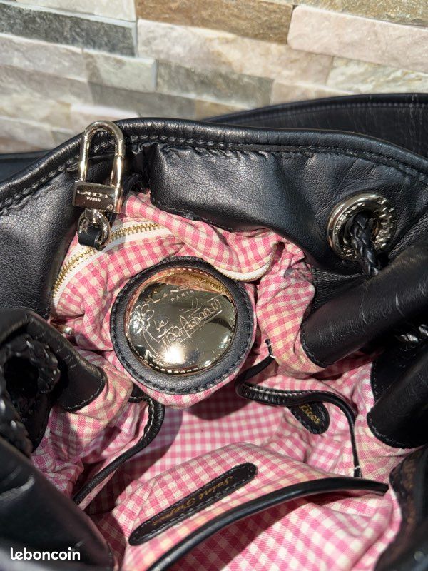 Sac à main + compagnon assorti Lancel édition Brigitte Bardot (image 4)