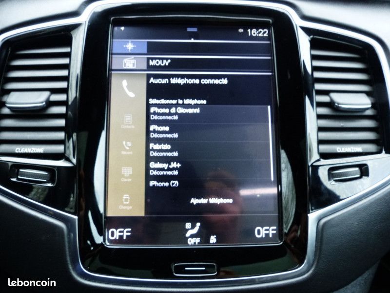 Volvo XC90 D5 AWD 225CH R-DESIGN GEARTRONIC 7 PLACES (image 21)