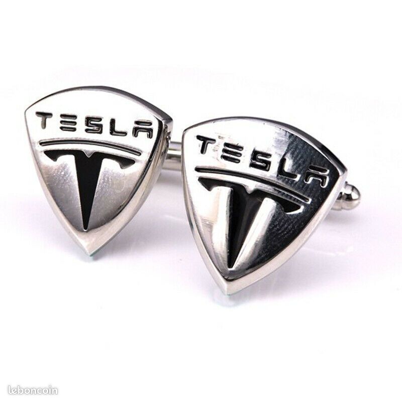 Boutons De Manchettes TESLA - Modèle Neuf Sous Emballage D'origine