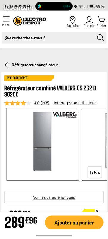 Réfrigérateur congélateur (image 3)