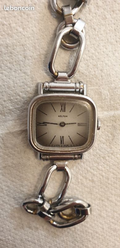 Montre Vintage Femme KELTON Mécanique 1960 - Balancier Cassé, Ne Fonctionne Pas