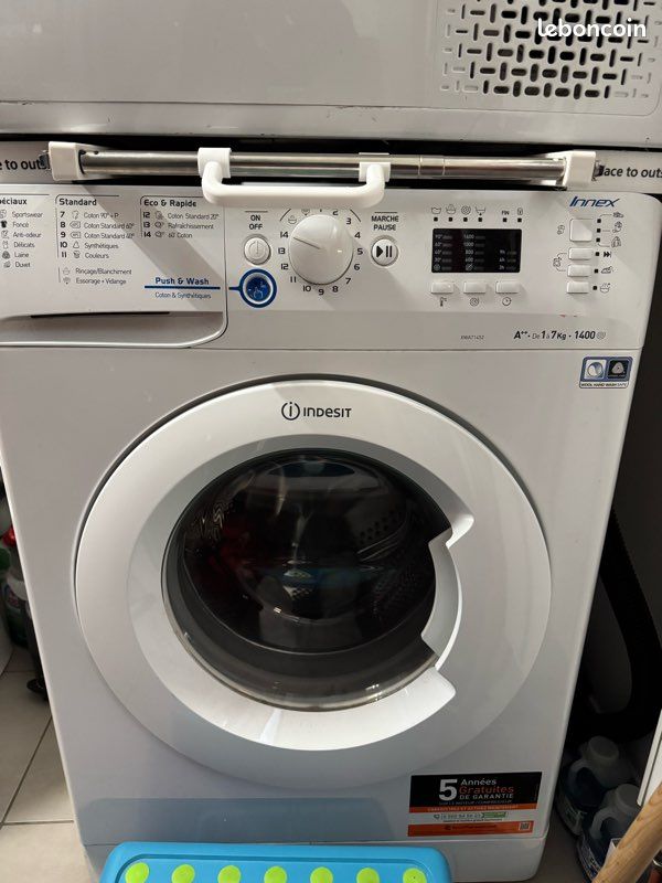 Lave linge Indesit 7kg acheté en 2020 (image 1)