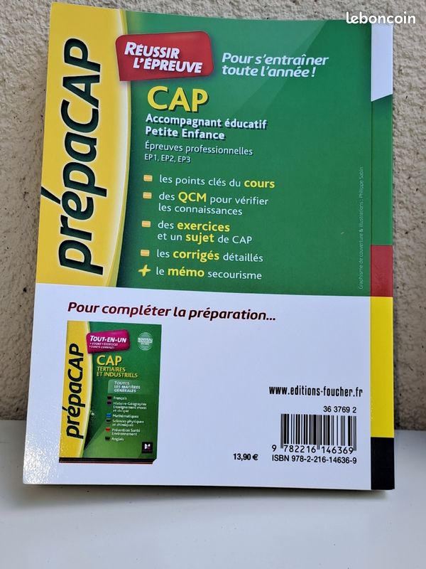 CAp Accompagnant educatif Petite enfance Réussir l'Epreuve Epreuves professionnelles Ep1,Ep2, Ep3 (image 3)