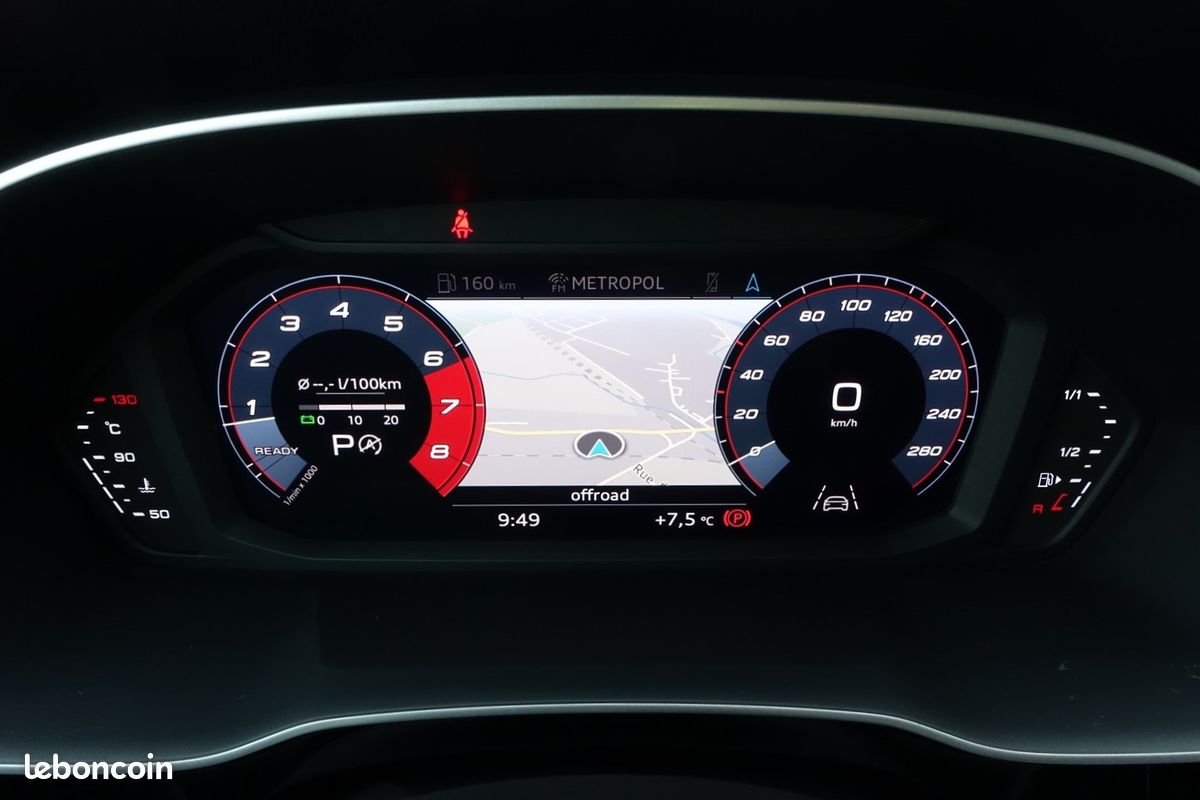 Q3 35 Tfsi 150cv S-Tronic Cuir/Alcantara chauffant/Virtual Cockpit/Gps Europe/Caméra/Hayon élec/Garantie 12 mois (image 10)