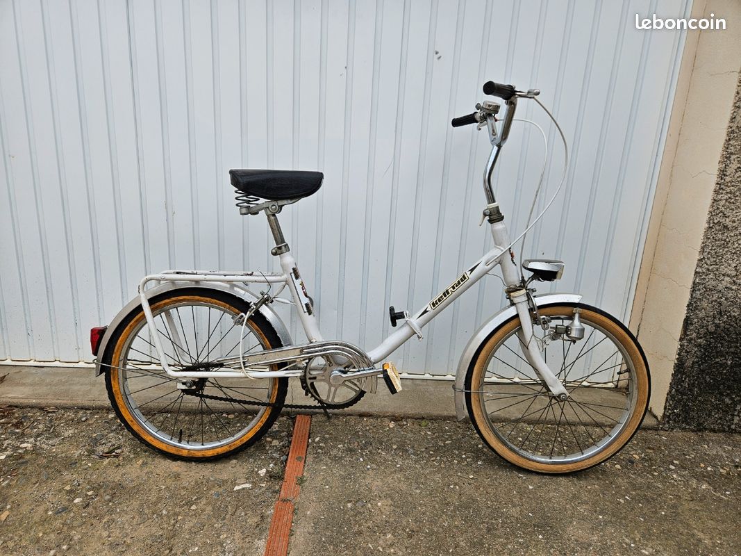 Mini Vélo Pliant Vintage 14" – 5 Vitesses, Cadre Acier – Vélo De Ville Unisexe (occasion)