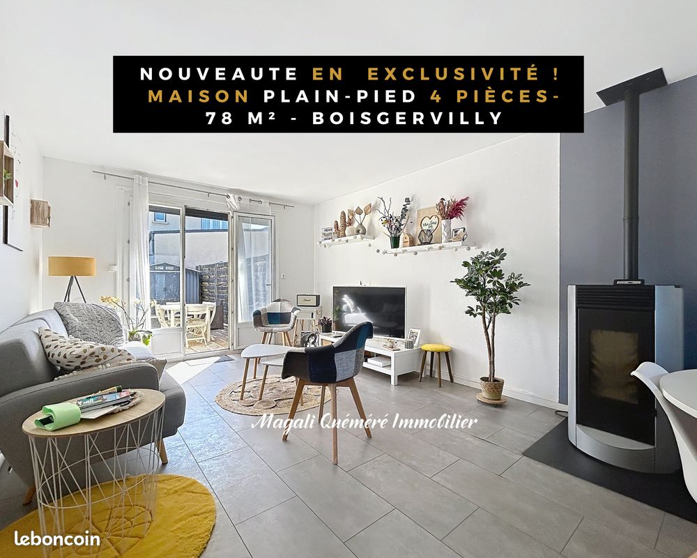 Maison 4 pièces 78 m² · à Boisgervilly · 78 m² · 186 900 €