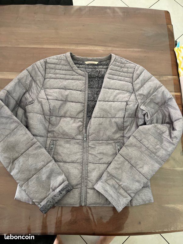 Camaïeu Doudoune Camaieu Manteau Laine Doudoune Veste Matelassée