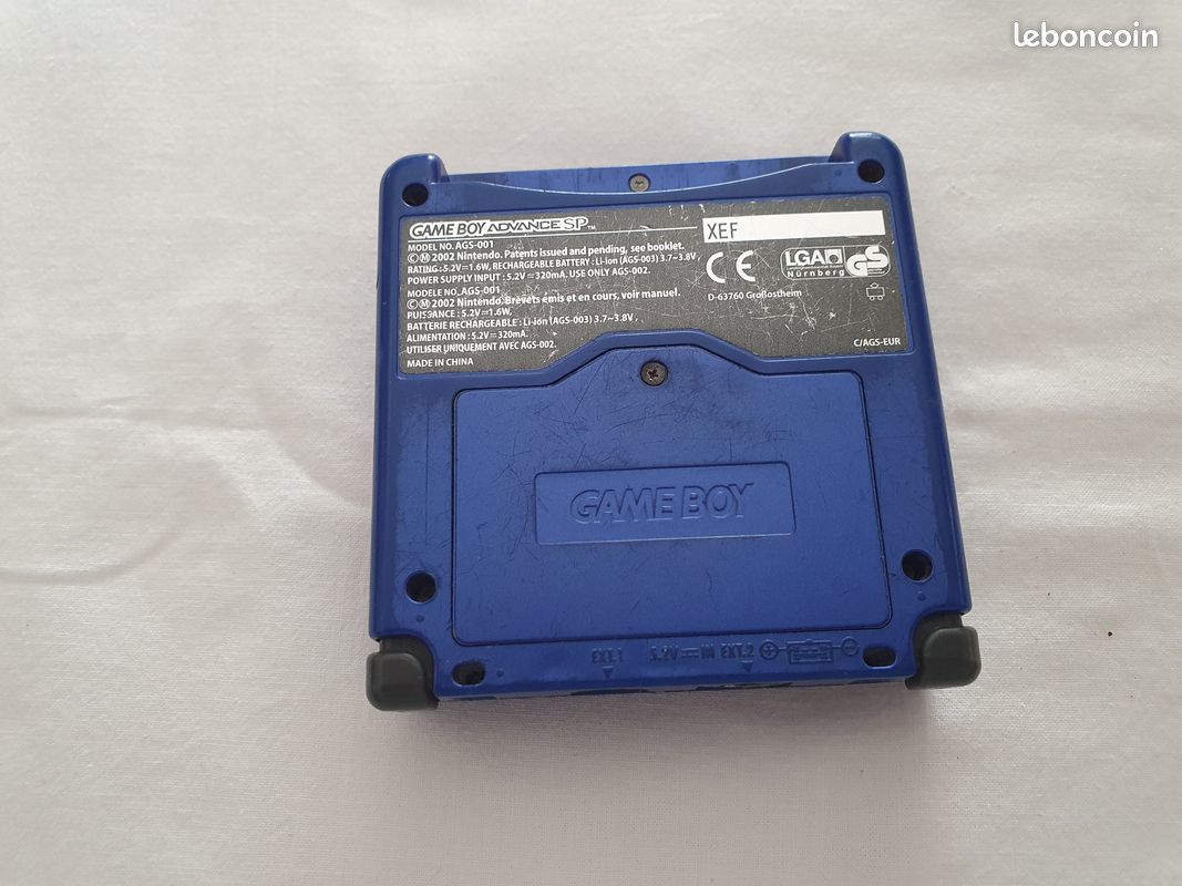 Console nintendo gameboy advance sp bleue blue (image 2)