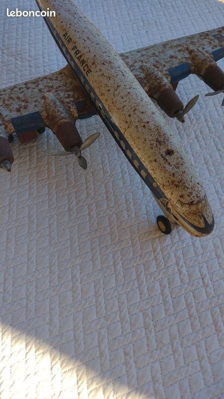 Jouet Ancien Avion L'Oiseau De France - Années 1920 - Démonte - Jouet Miniature