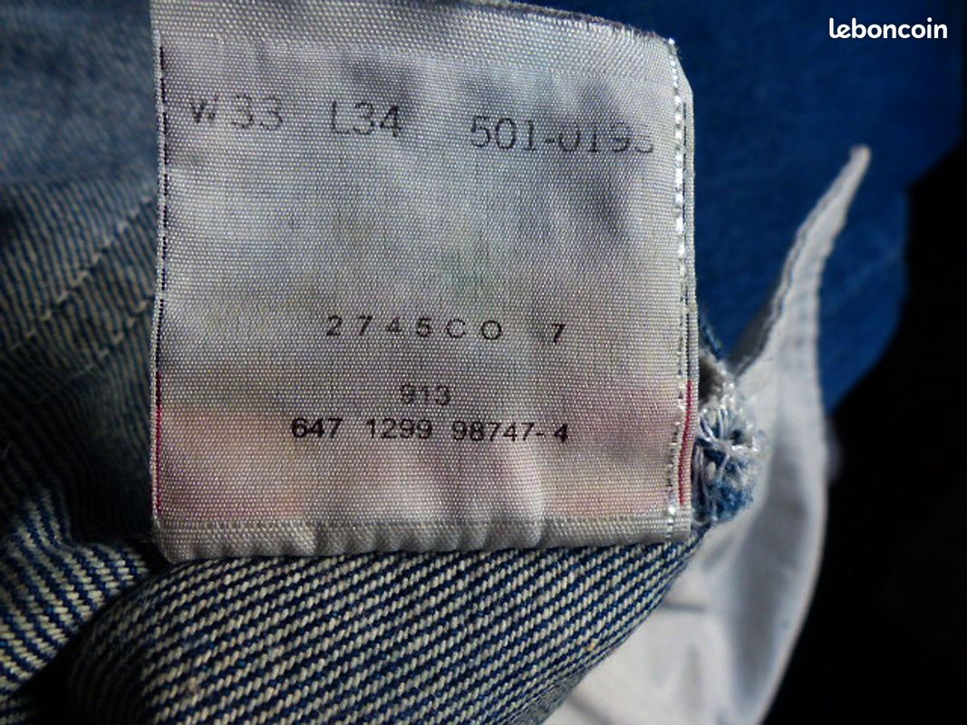 Levi's 501 taille 44 FR (image 10)