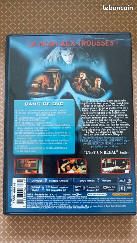 Coffret 4 DVD - Destination Finale : La Tétralogie (Intégrale 1 à 4) (image 3)