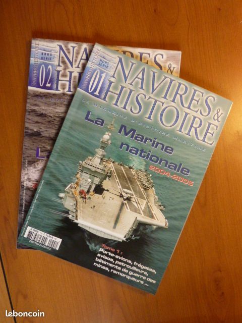 MARINE : MAGAZINES NAVIRES et HISTOIRE hors série n° 1 et 2, : la Marine Nationale 2004-2005 (image 1)