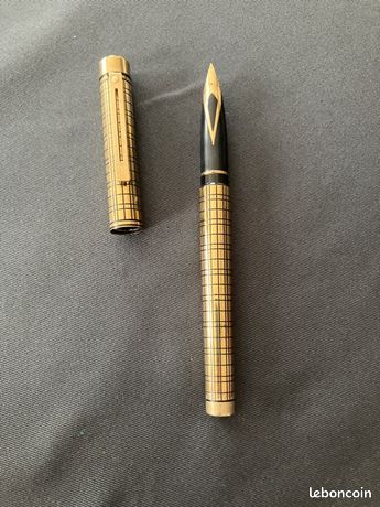 Stylo Plume Sheaffer USA – Nib 23k Gold – Noir – Occasion Avec Cartouches