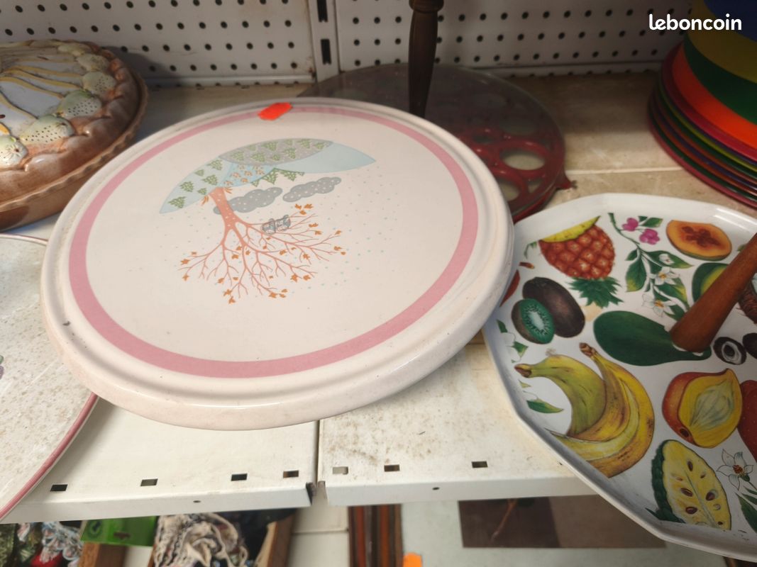 Lot de plateau a fromage vintage (image 6)