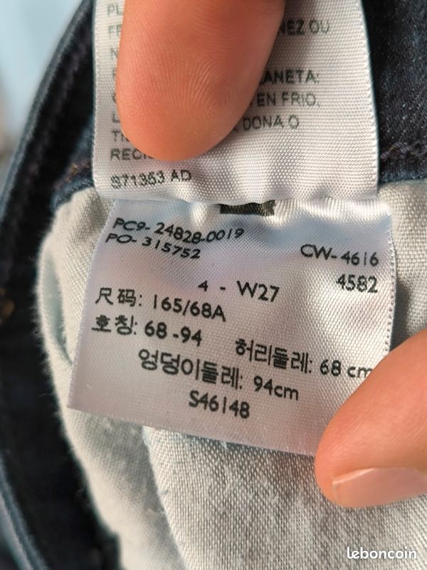 Short en Jeans bleu - Levis - Taille XS. (W27) Excellent état (image 6)