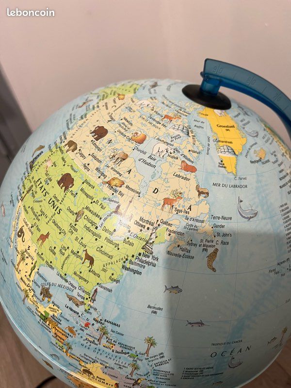 Globe terrestre lumineux pour enfant (image 5)